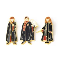 cute magician womens brooch lapel pins backpack enamel pin brooches for clothing briefcase badges decorative accessories gifts