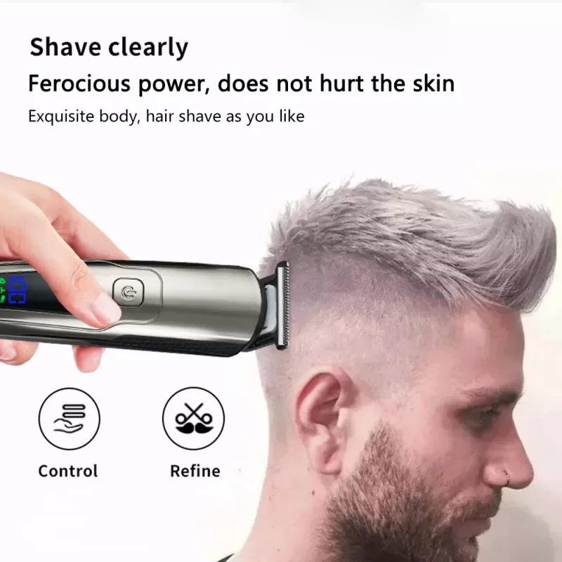 

NEW2023 6 in 1 Multi-Functional Grooming Kit Hair Clipper Shaving Professional Multifunction Beard Trimmer Waterproof USB Charg