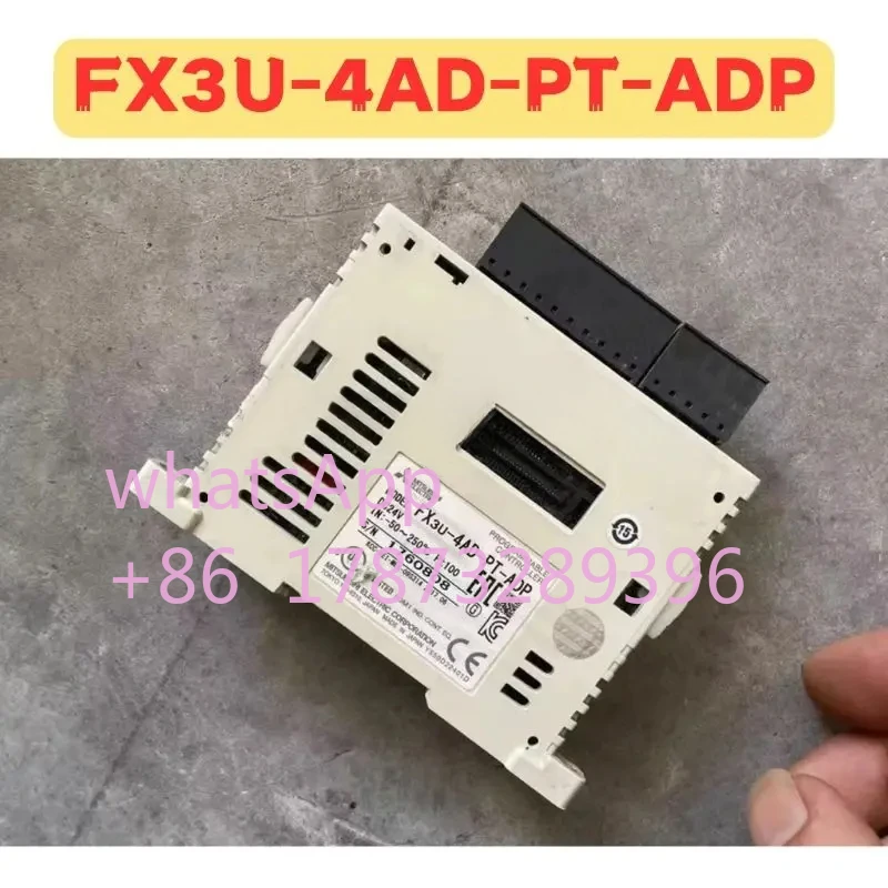 Б/у модуль ПЛК FX3U-4AD-PT-ADP FX3U 4AD PT ADP Нормальная функция Протестировано ОК