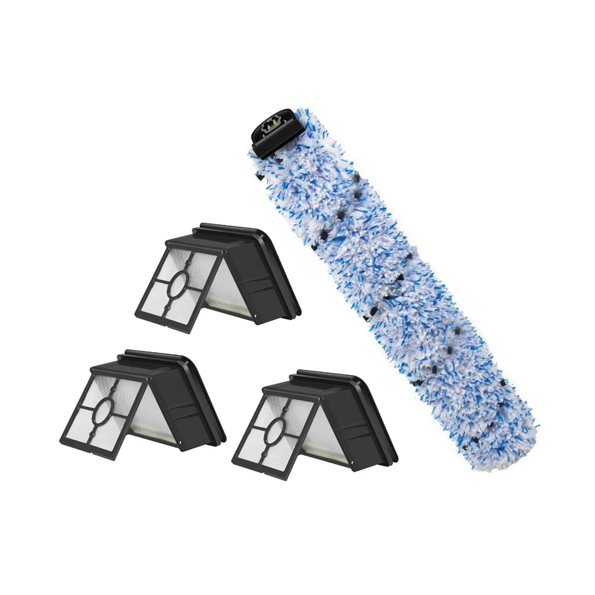

4Pcs for X7 Wireless Floor Washer Cleanable Main Brush HEPA Filter Vacuum Cleaner Accessories