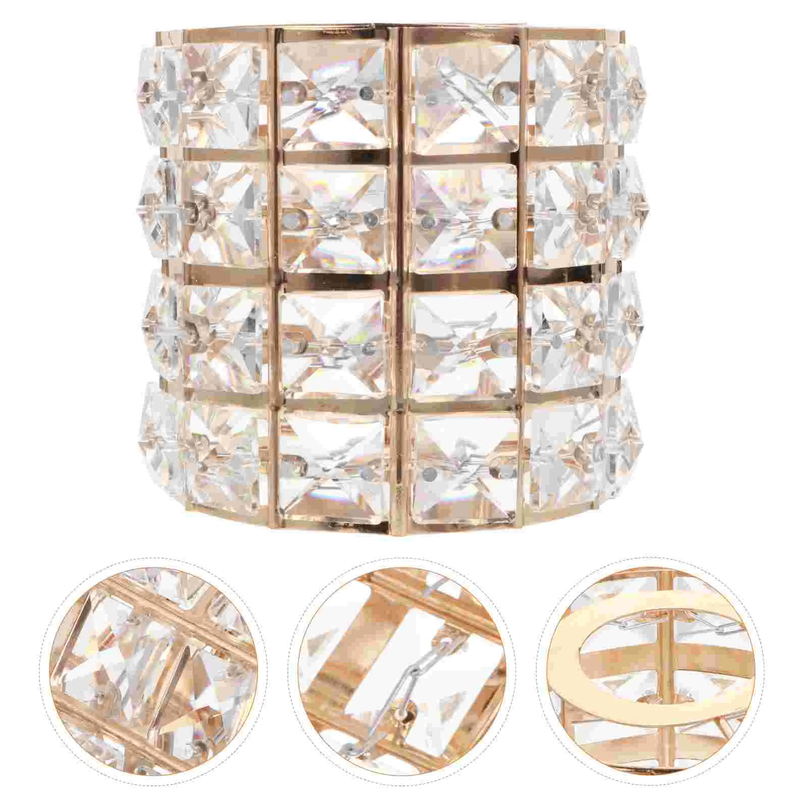 

Shade Lamp Light Ceiling Cover Floor Wall Cylinder Cylindrical Crystal Chandelier Table Pendant Lights