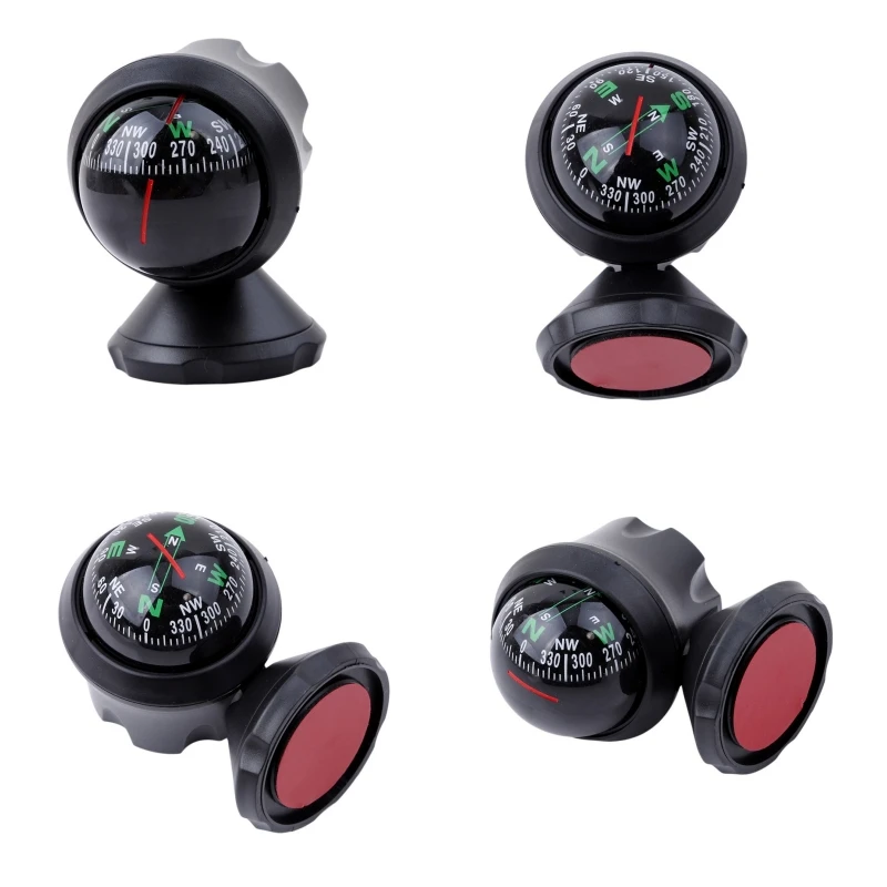 1 шт. автомобильный компас на присоске вращающийся 360 градусов