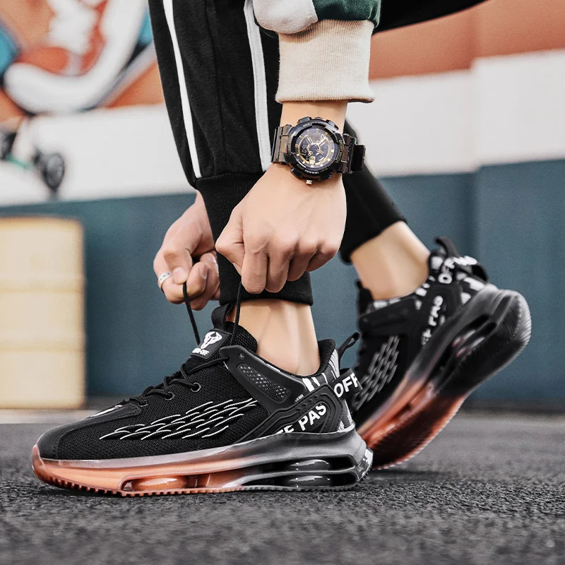 New Men Running Sport Shoes Cushion Comfortable Walking Jogging Sneakers Light Mens Athletic Male Sneakers Hombre Trainers Male