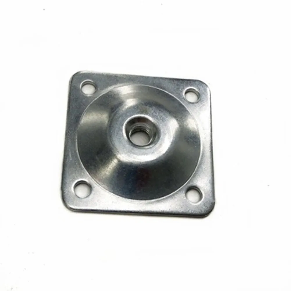 

Furniture Parts Fixing Mounting Plates Set Household + 4 Metal Dowel 4×Leg Fixing Mounting Plates Level Accessories