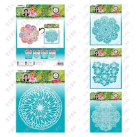 new back to nature diy layering stencil set scrapbook diary photo album making embossing template decorate craft paper card mold