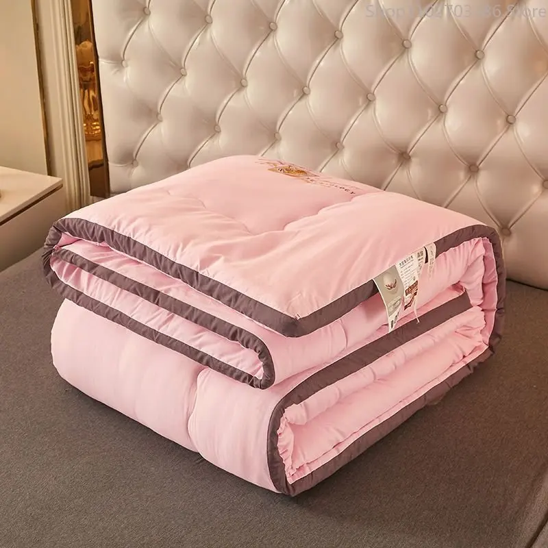 

Теплое зимнее одеяло в скандинавском стиле, мягкое одеяло, всесезонное Двухспальное одеяло, одеяло с воздушным кондиционированием, пушистое хлопковое домашнее одеяло 220x230