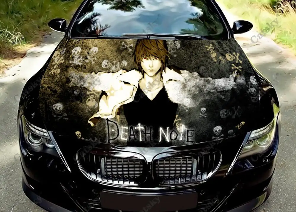 

Виниловая Защитная Наклейка на капот автомобиля «Death Note»