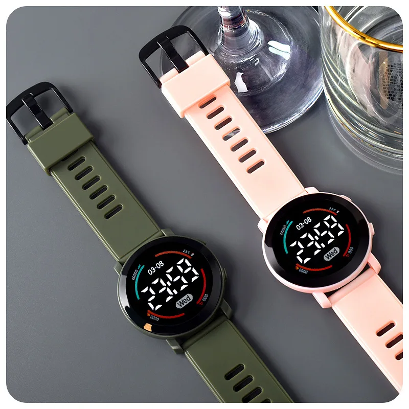 M6 Unisex Sports Digital Watch for Men Women Boys Girls Fashion Waterproof Electronic Watches Breathable LED Wristwatch Gifts images - 6