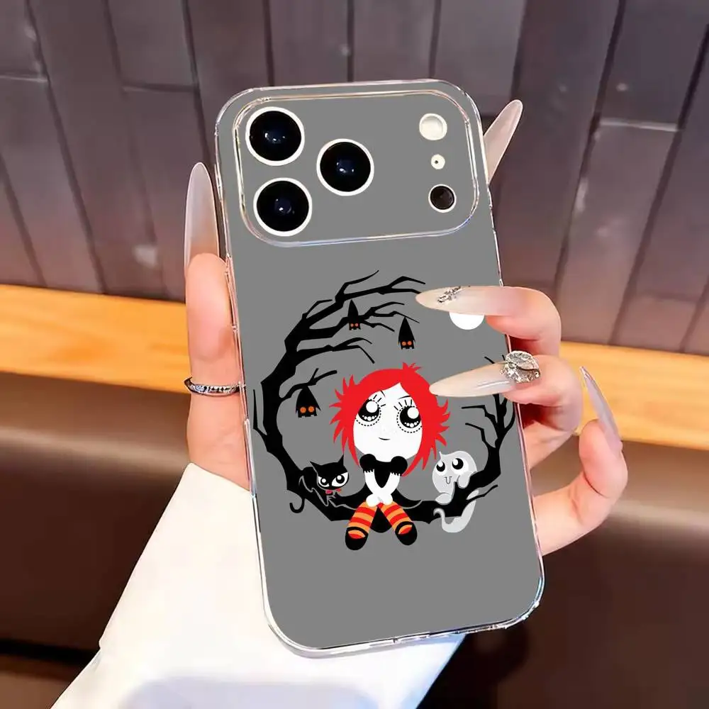 Аниме чехол для телефона R-Ruby Gloom для iPhone 17, 16, 15, 14, 13, 12, 11 Plus, Pro Max, мягкий прозрачный чехол. (art.: 3920dcdaa3fed) - 3920dcdaa3fed