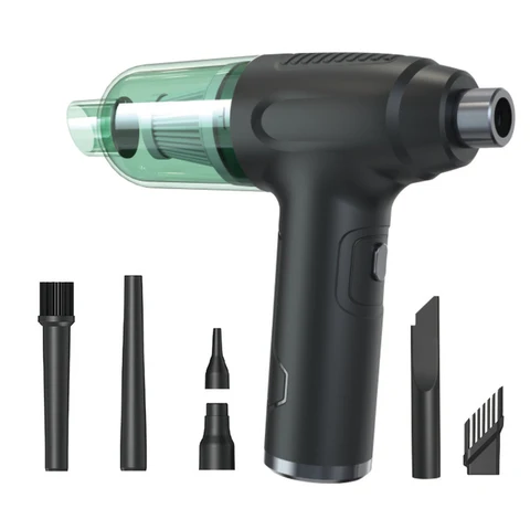 Беспроводной автомобильный пылесос 8000 па, Электрический воздуходувка, беспроводной ручной автомобильный пылесос и сжатый воздух для дома и автомобиля - изображение