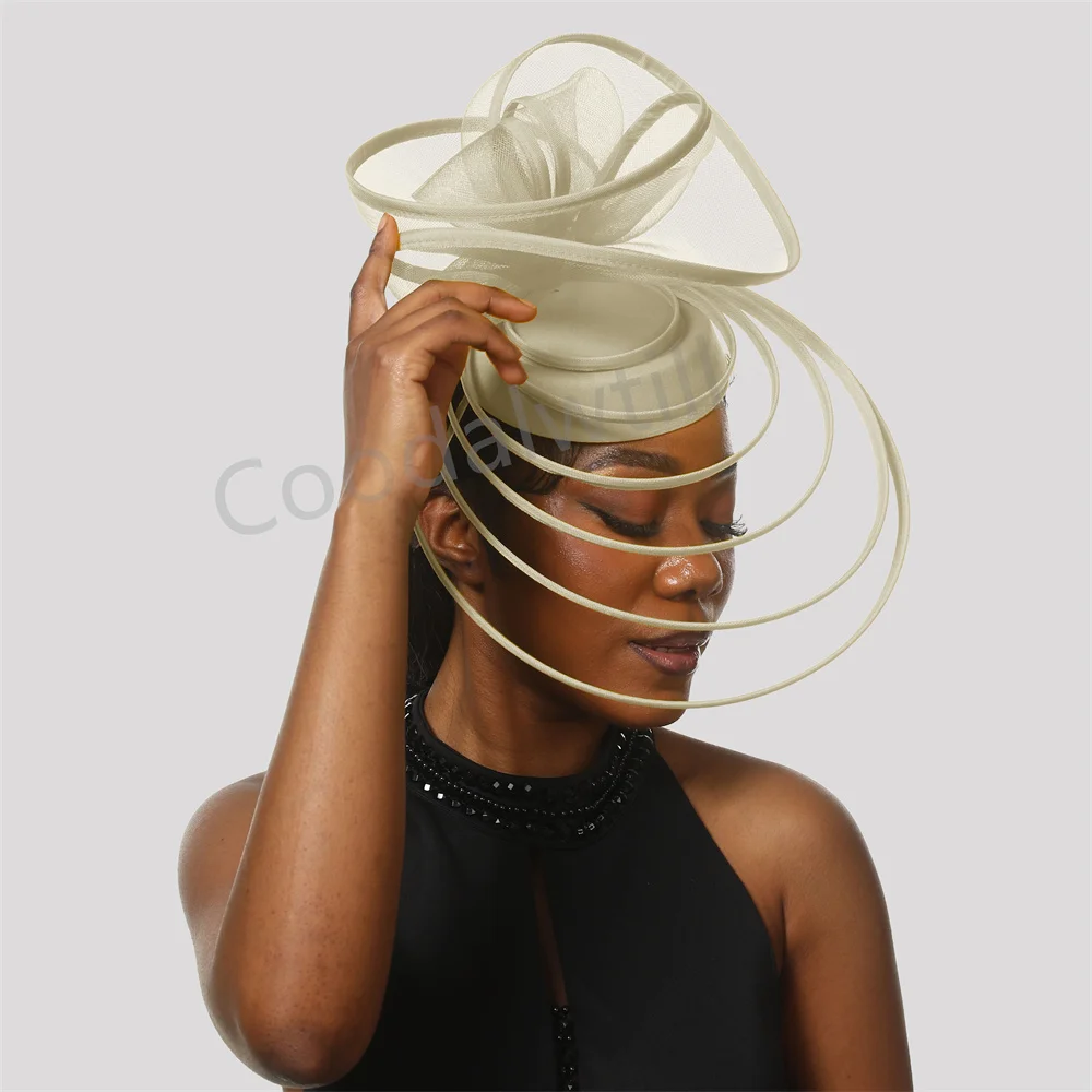 Женская Вуалетка с сеточкой свадебная шляпа элегантная дамская в стиле Кентукки