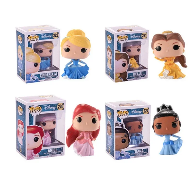 Фото FUNKO POP Disney Красота зверя Ариэль # 220Бель # Русалка Рапунцель 221. # 223 Принцесса Тиана # 224 Золушка # Фигурка в подарок 2222. №2