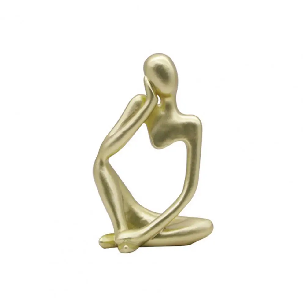 

Modern Abstract Character Smooth Lightweight Resin Thinker Style Abstract Sculpture Thinker Model Thinker Statue