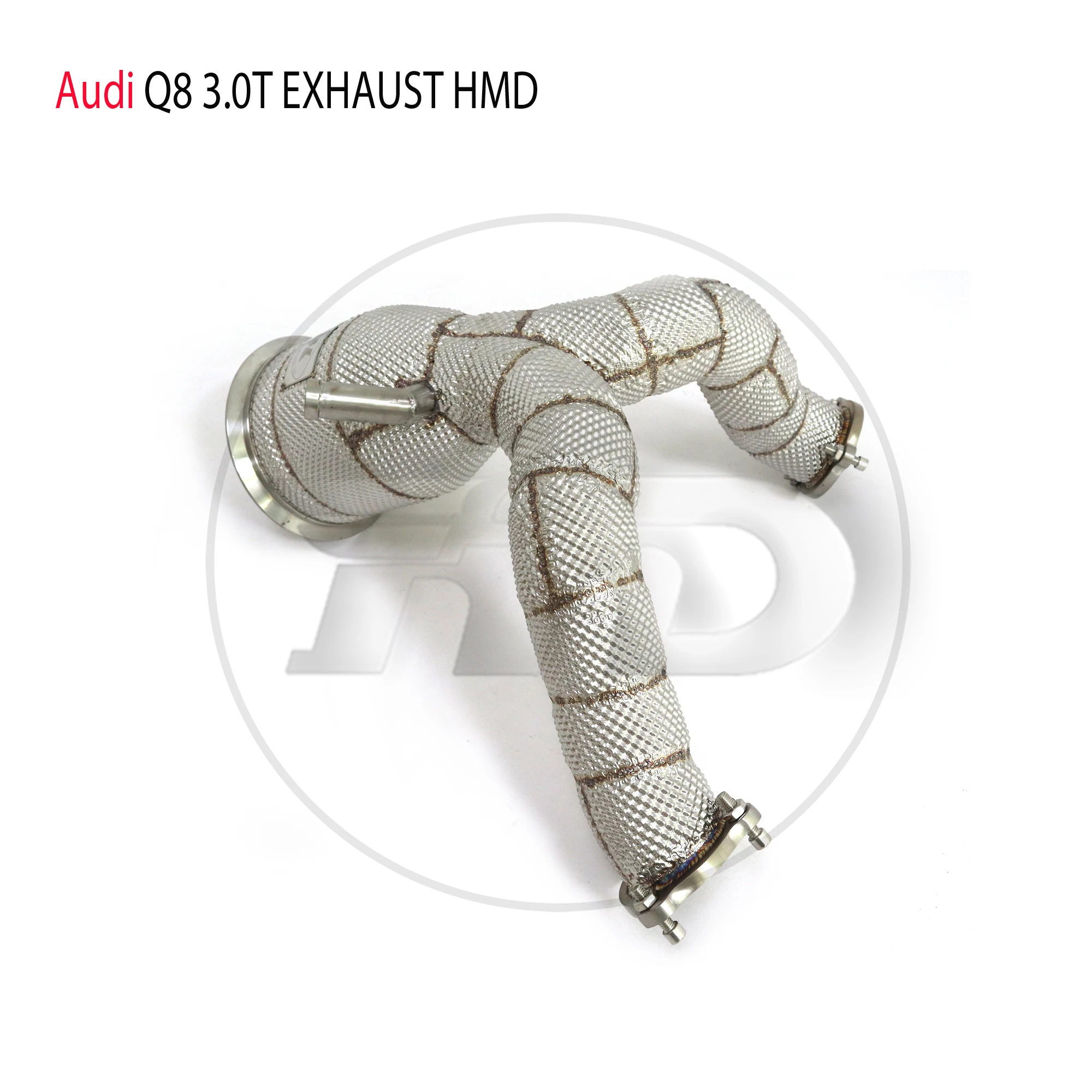 

HMD Exhaust System High Flow Performance Downpipe for Audi Q8 3.0T 2019-2023 Non OPF Version With Catalyst Converter