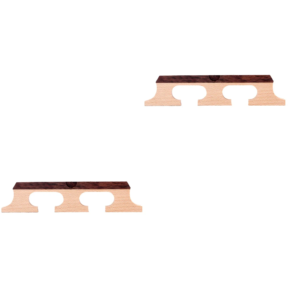 

2pcs Rosewood 5 String Banjo Bridge Musical Instrument Accessory Parts