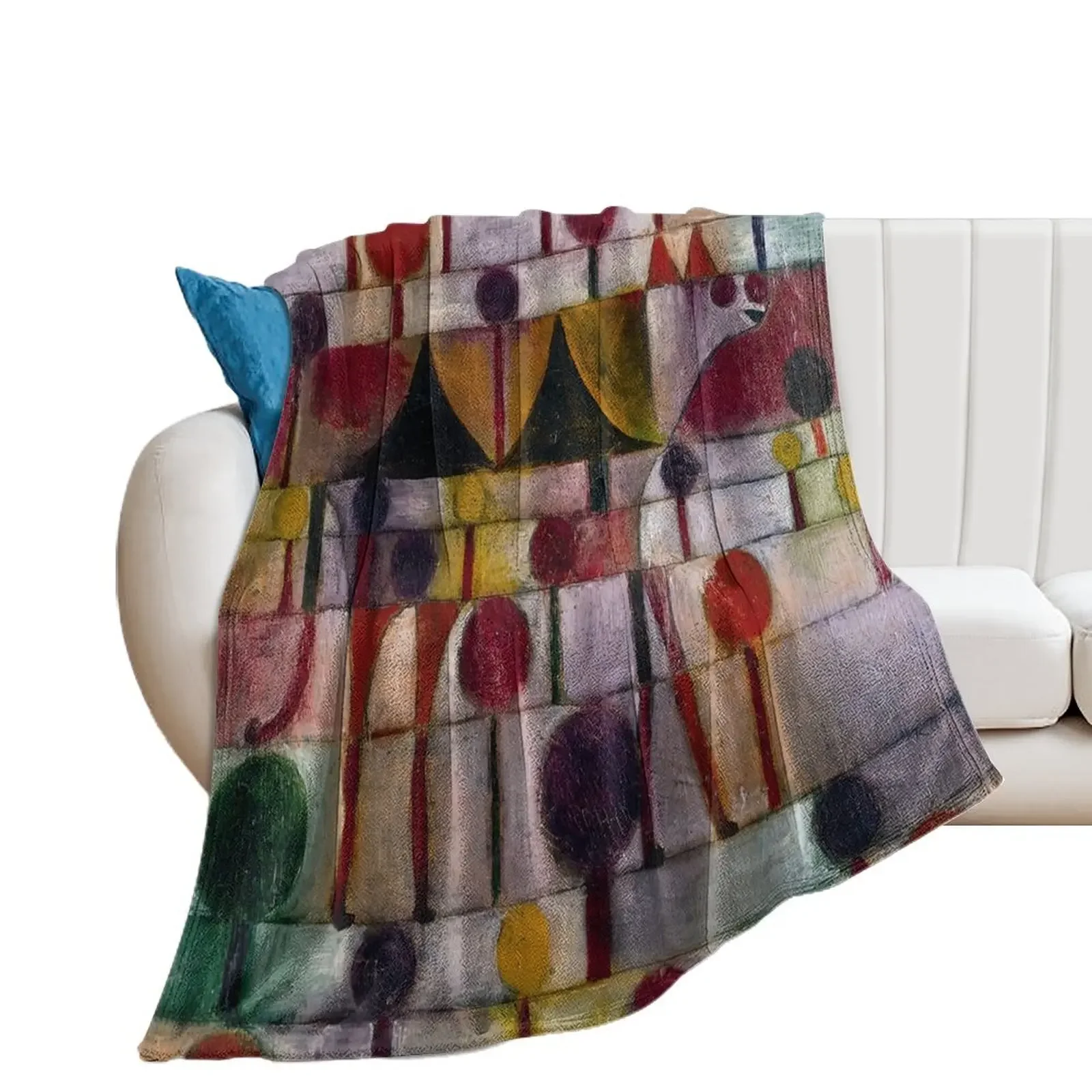 Kamel (в ритме. Baumlandschaft) Paul Klee Роскошное дизайнерское одеяло для дивана тонкие