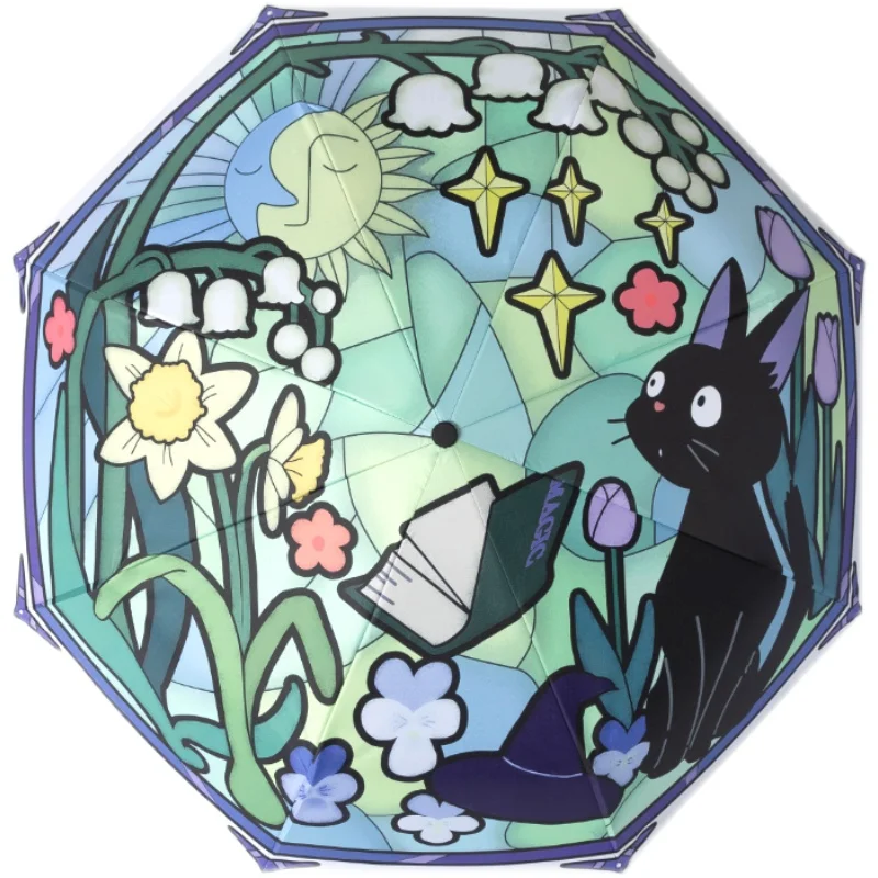 

Мультяшный Зонт кошка пэттенн прочная подставка дешевый модный смарт-зонт брендовый складной УФ-защита зонтик Аниме