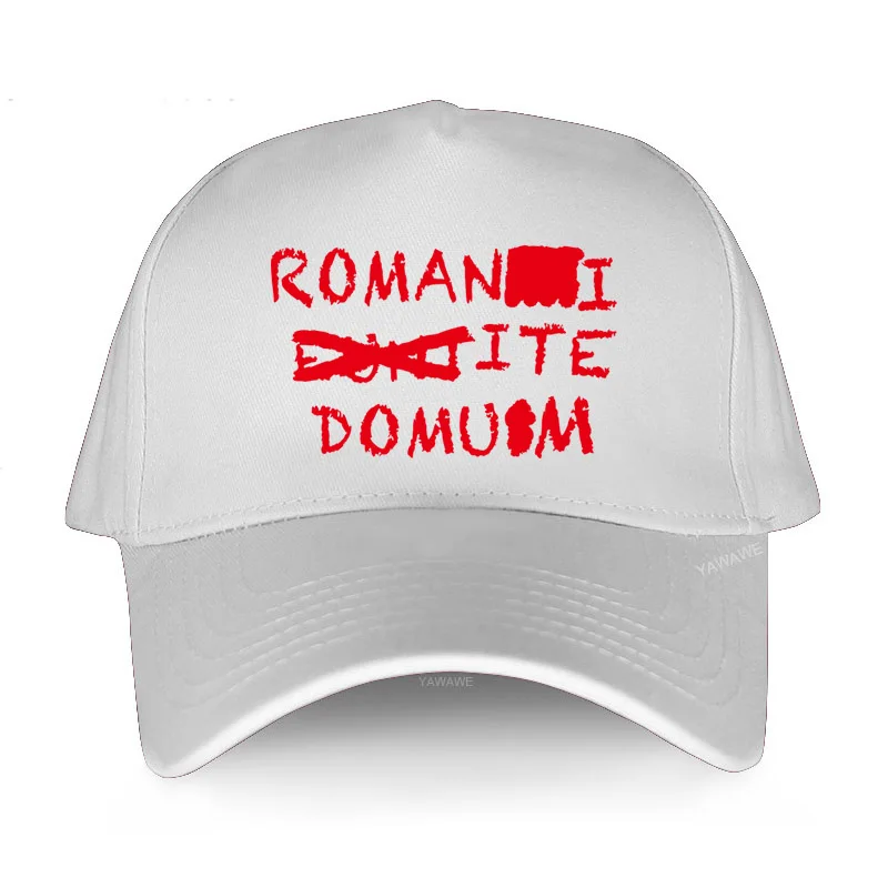 

Men Baseball Cap High Quality hats Unisex Snapback Romans Go Home Romani Ite Domum Dad Caps outdoor summer short visor hat