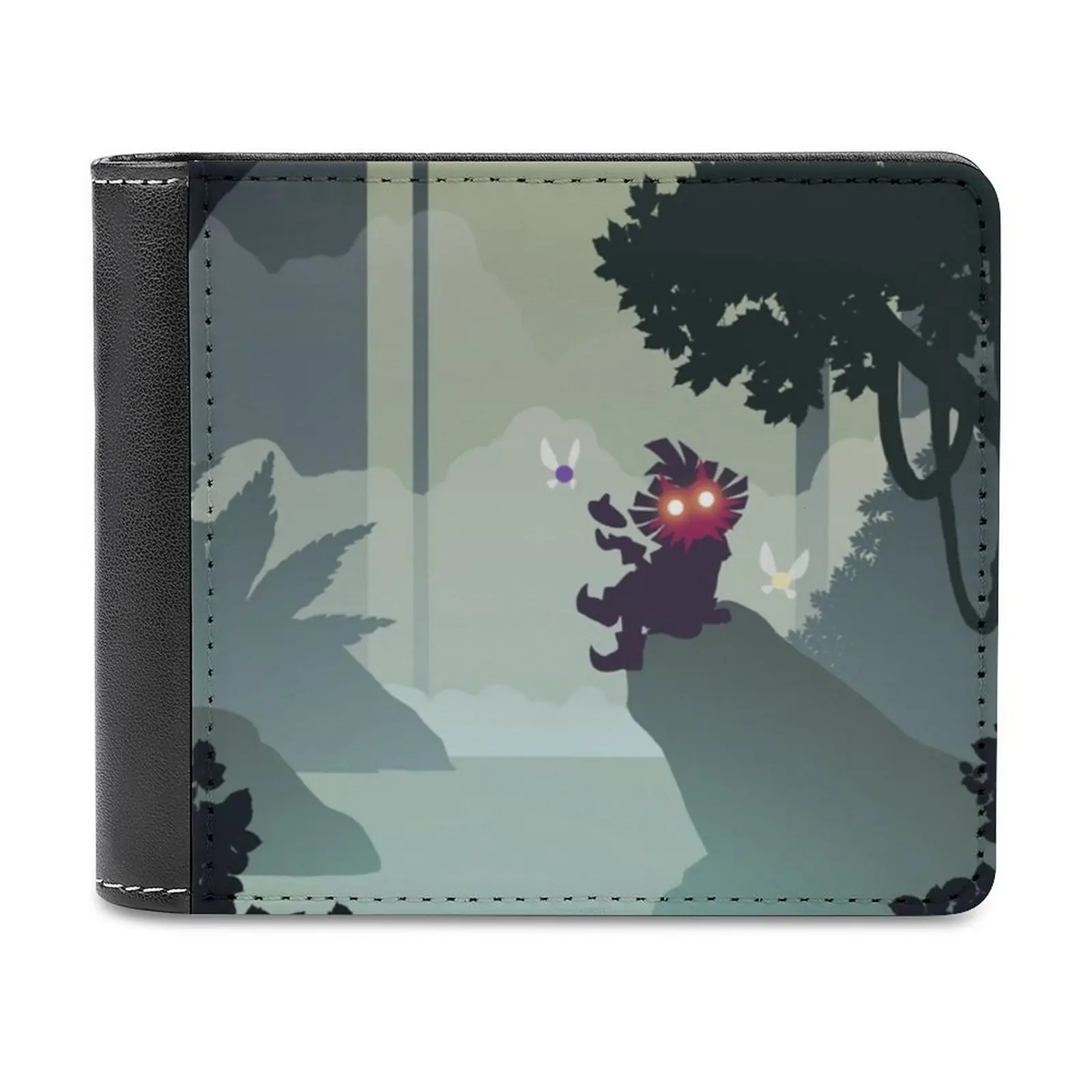 

Кошельки Naughty Boy мужские кожаные с рисунком, лидер продаж, новый трендовый бумажник для карт, Детский кошелек с черепами, легендой окарины