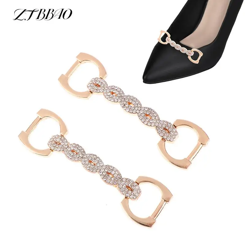 

1PCS Women High Heel Charms Buckle Rhinestones Shoe Clip Shoe Buckle Lady Pumps Flat Shoes Decor Accessories