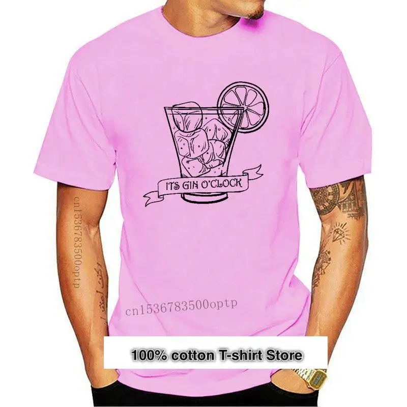 

Camiseta con LOGO de dibujo RETRO para hombre, camiseta con tónico y reloj para beber, regalo, camiseta de moda, 2021