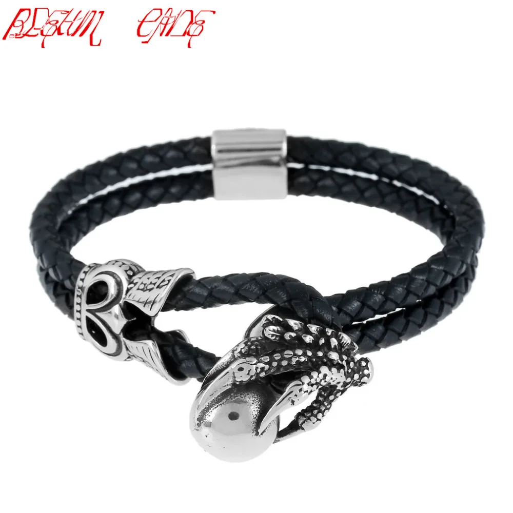 Женский браслет, новинка, мужской браслет из нержавеющей стали без индикатора, черные оригинальные украшения для вечевечерние