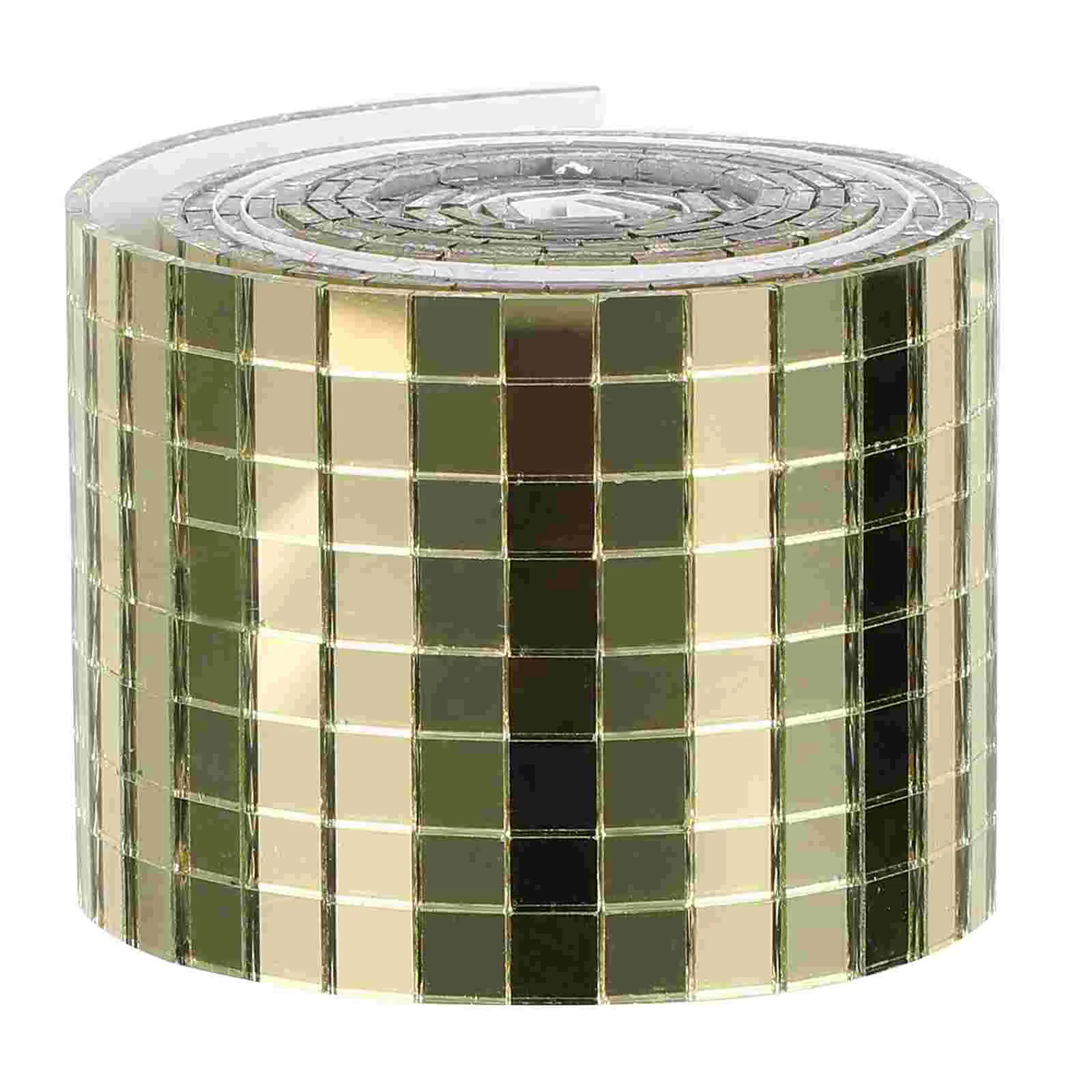 

Mosaic Tiles Mirror Walltile Square Adhesive Stickers Sticker Self Mini Mirrors Stick Peel Craft Decorativeties Decal Bathroom