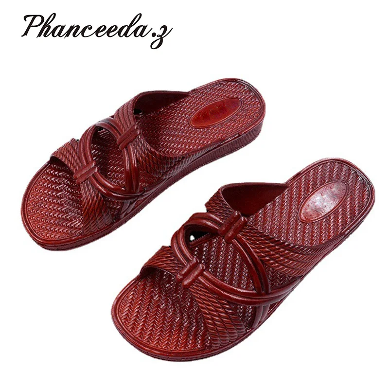 

2022 Summer Style Flip Flops Zapatos Mujer Fashion Beach Flat Shoes Woman Sandals Chain Slippers Size 3 Free shipping