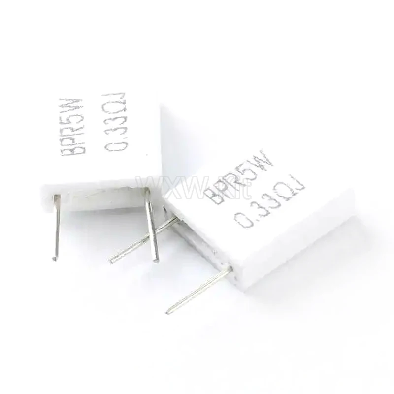 0 001 BPR56 5 Вт 1 15 22 25 33 Ом без индуктивного керамического цементного резистора 1r 15r 22r