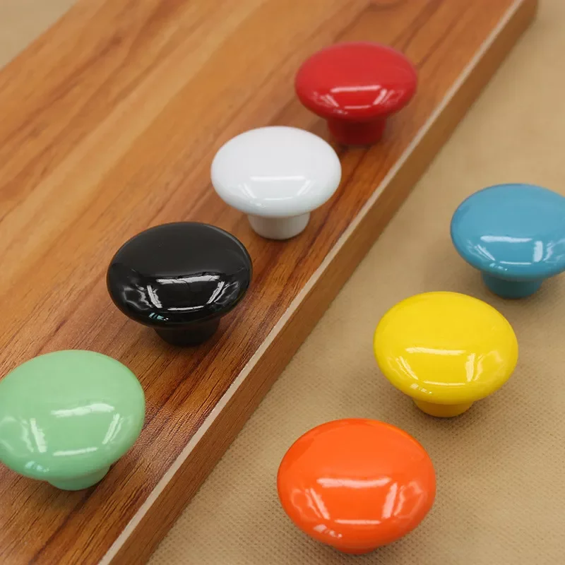 

Cabinet Knob Colorfull Children Handles for Furniture Drawer Knobs Cupboard Pulls