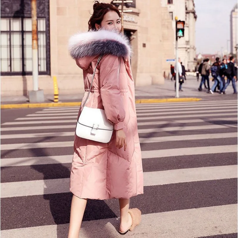 New Winter Women's Cold Coat Parkas Super Hot Coats Hooded Long Cotton Padded Jacket Jackets Womens Winter Clothing Fashion