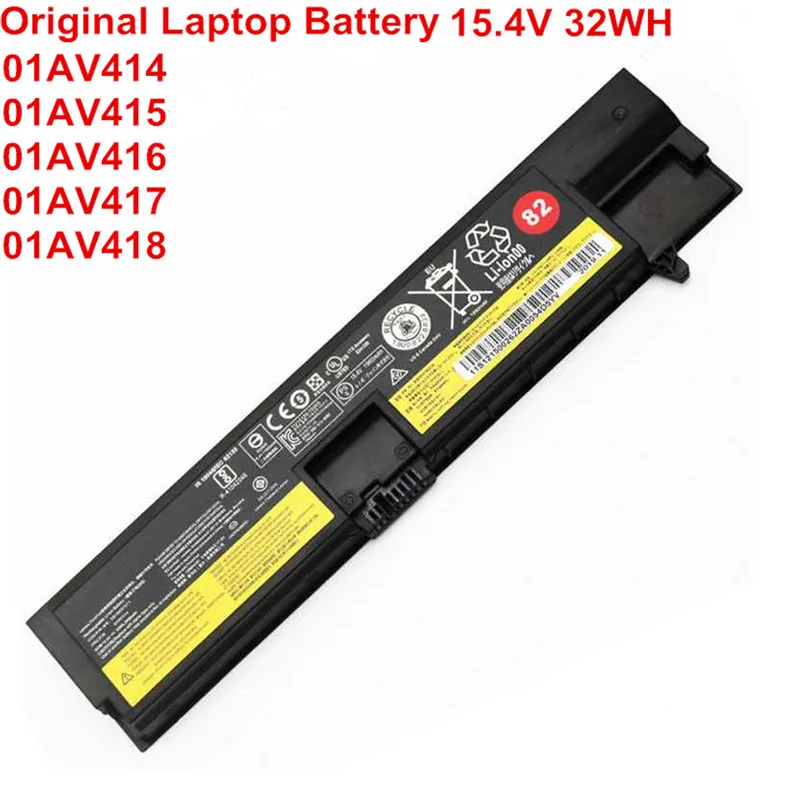 

15.4V 32WH 4Cell Genuine Laptop Battery 01AV414 01AV415 01AV416 01AV417 01AV418 For Lenovo ThinkPad E570 E575 E570C Notebook 82
