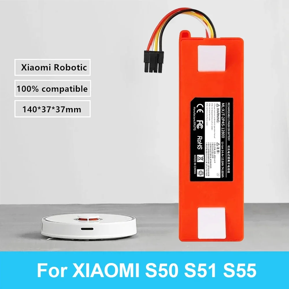 Аккумулятор для пылесоса Xiaomi Mi roborock S50 S51 T4 2024 в 14 4 мАч