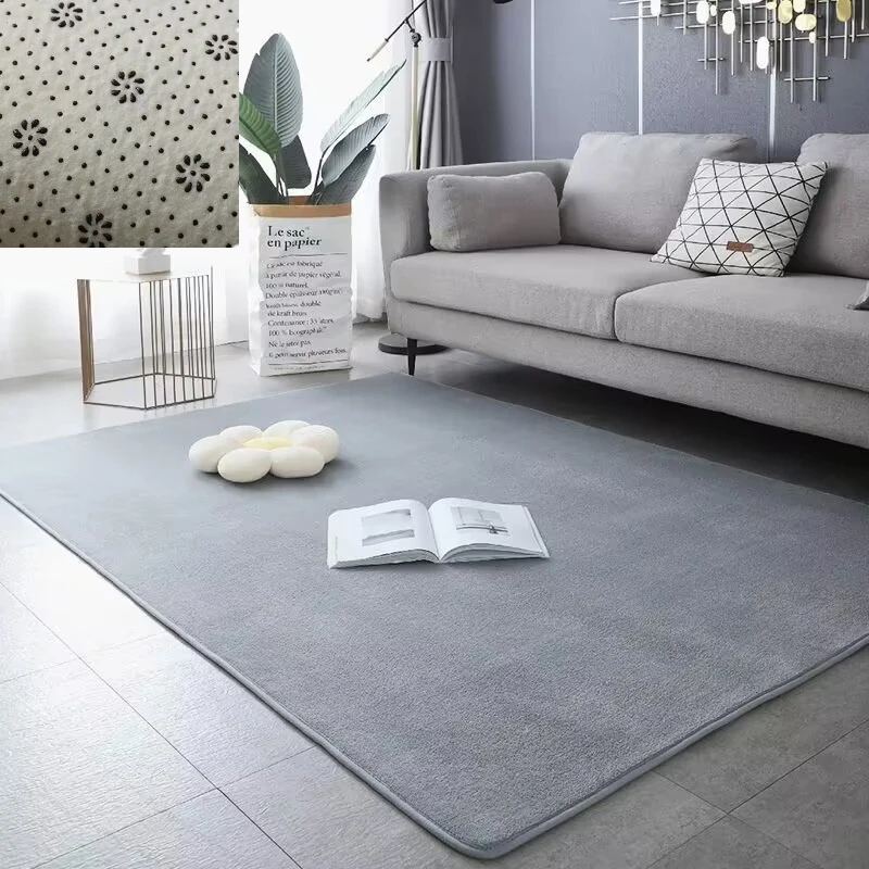 

Bedside Rugs for Children's Room Cute Girls Floor Soft Mat Living Room Decoration White Fluffy Large Kids Pink Bedroom Carpet