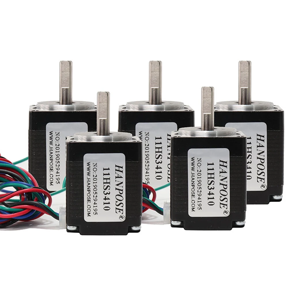 

1pc NEMA11 hybrid Stepper motor 11HS2810 3410 4010 28mm 34mm 40mm 8N.cm 10N.cm 12N.cm 1.0A 1.8 degrees for 3D Medical machinery