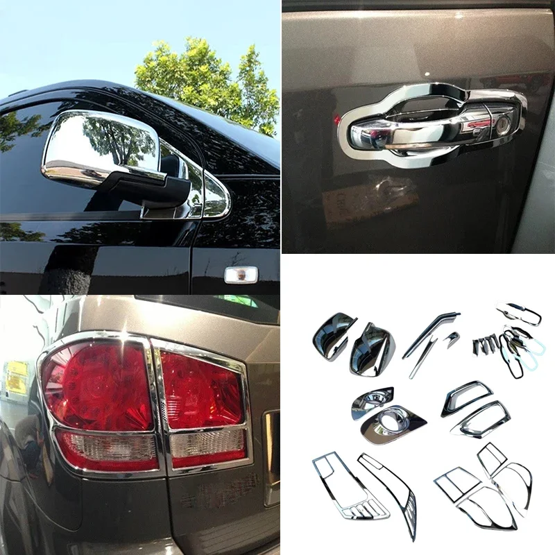 Для Dodge Journey Fiat Freemont 2012-2016 ABS хромированная фара задний фонарь передняя и задняя