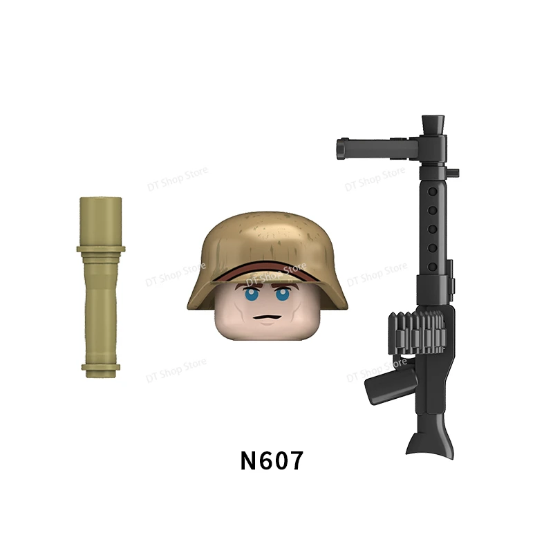 N605-N611 солдаты MOC фигурку строительные блоки творческие персонажи оружие