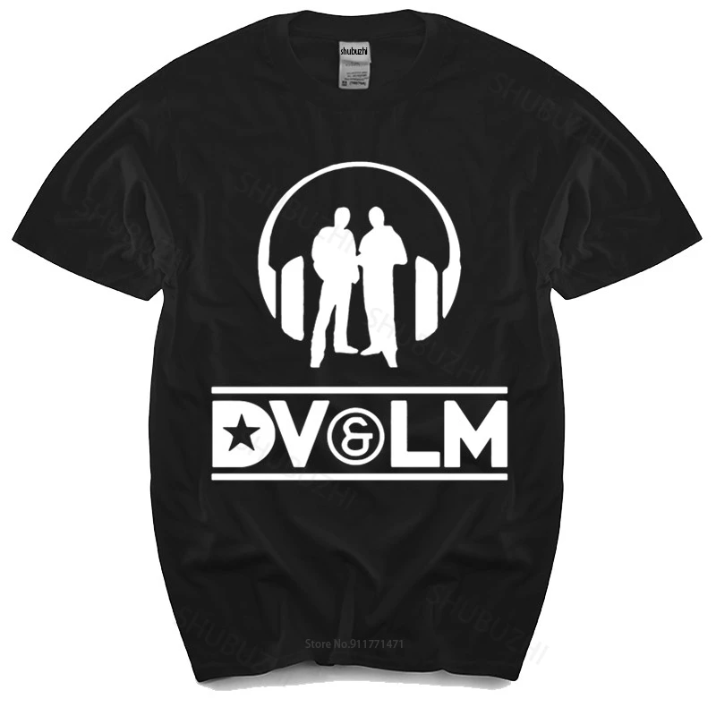 

Summer mens black t-shirt Tops T Shirt Men dimitri vegas like mike design New Cotton tee-shirt male tees drop shipping