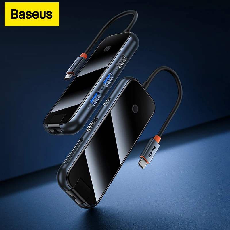 

Baseus USB Hub Type C to HDMI-Compatible ACMEJOY Gen2 Adapter for Macbook Pro 4K@30Hz Dock Station USB C Hub Laptop Accessories