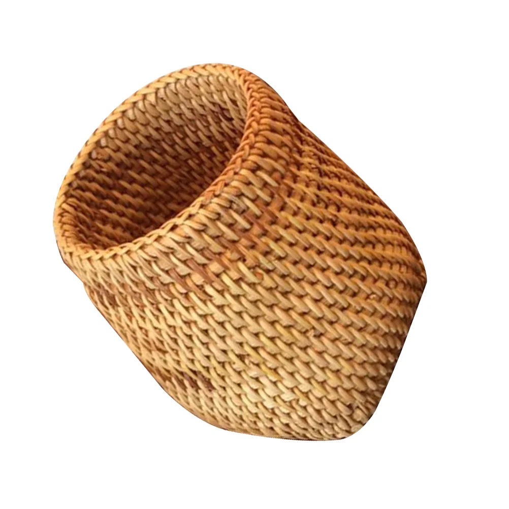 1 шт. плетеный чайный сервиз из ротанга контейнер корзина для чайной церемонии