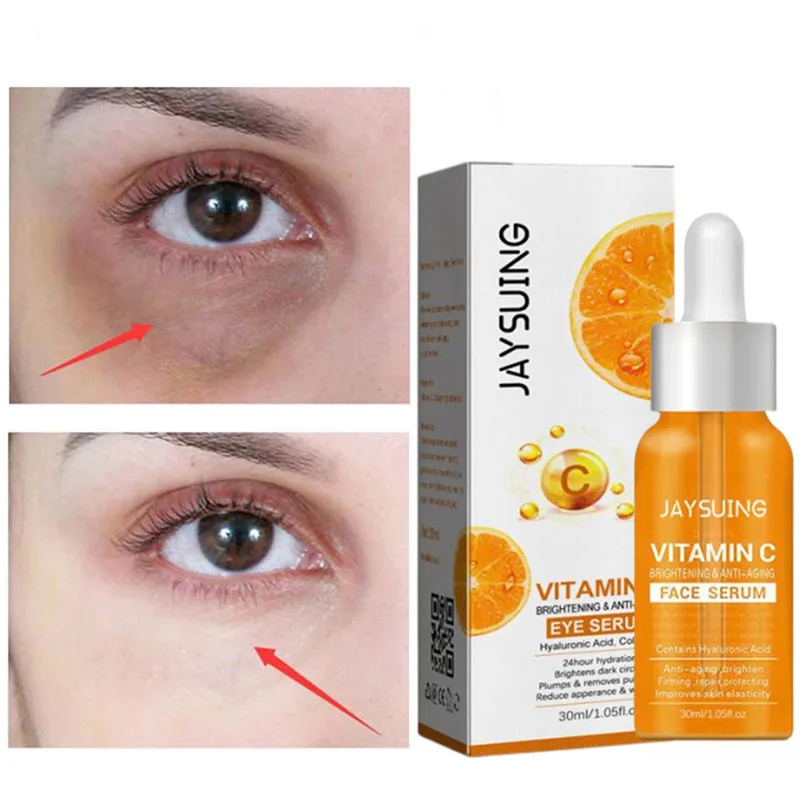 

Remove Dark Circles Eye Serum Eye Bags Lift Firm Brightening Eye Cream Hyaluronic Acid Anti-Wrinkle Massage Anti Aging Eyes Care