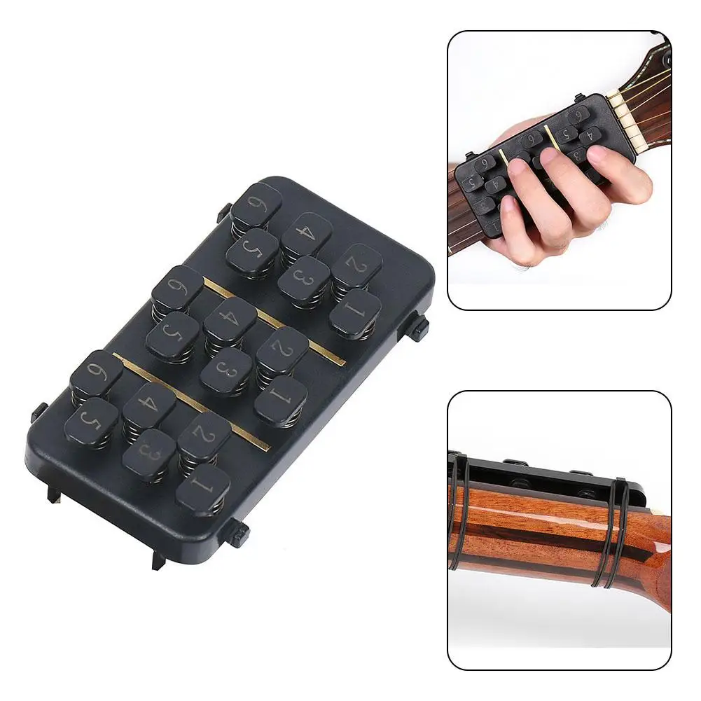 

Guitar Learning System Key Attachment For Easy And Effortless Learning Over 110 Chords Available Electric Guitar Accessories