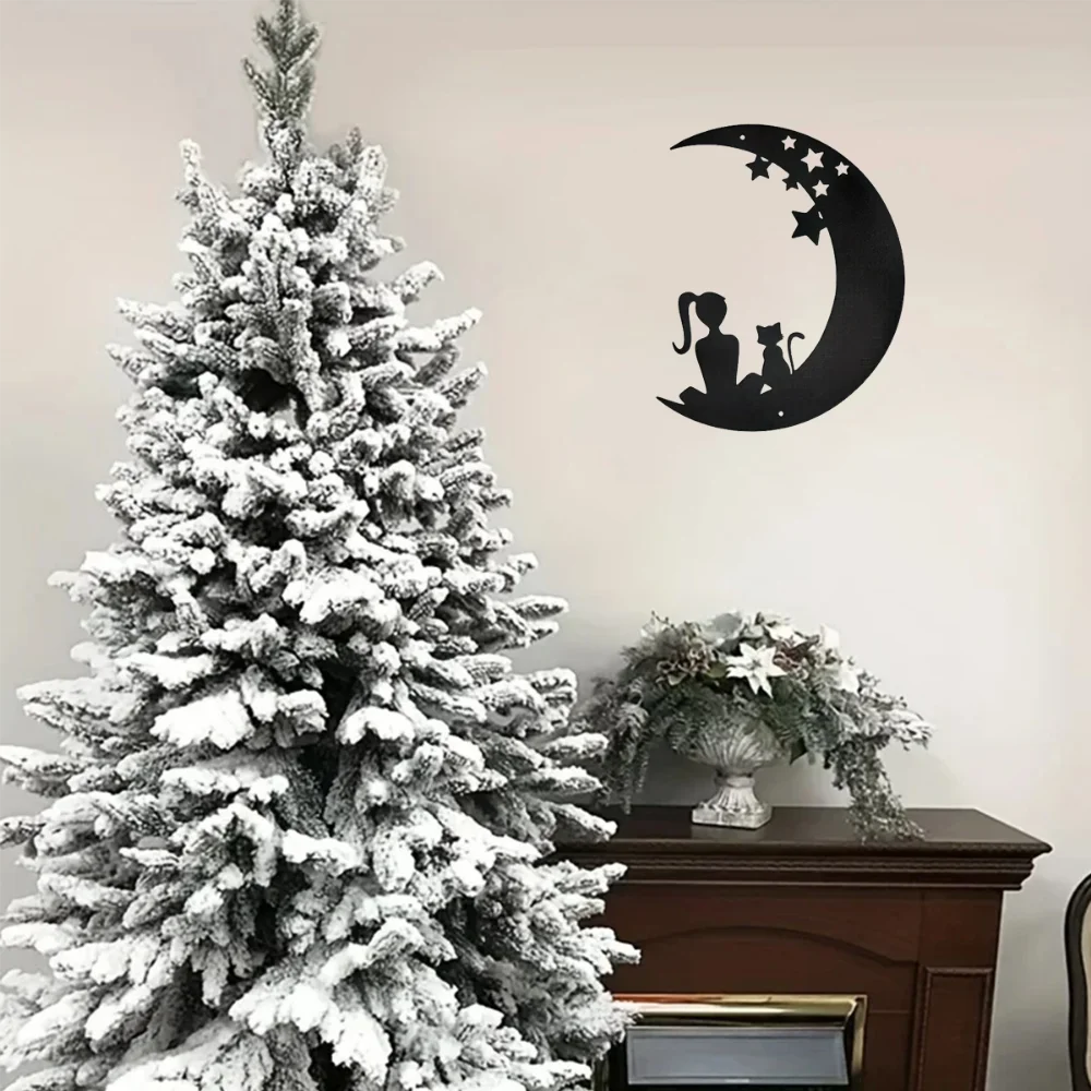 CIFBUY Вдохновляющее Металлическое Украшение Для Стен - Дизайн С Изображением Кота