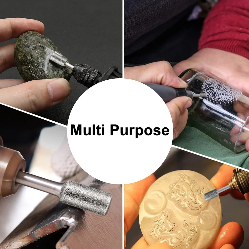 Набор для резьбы по камню 12 шт. алмазные сверла камня стекла керамики роторные