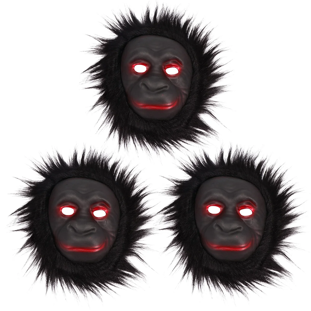 

3pcs Chimpanzee Monkey Novelty Costume Black