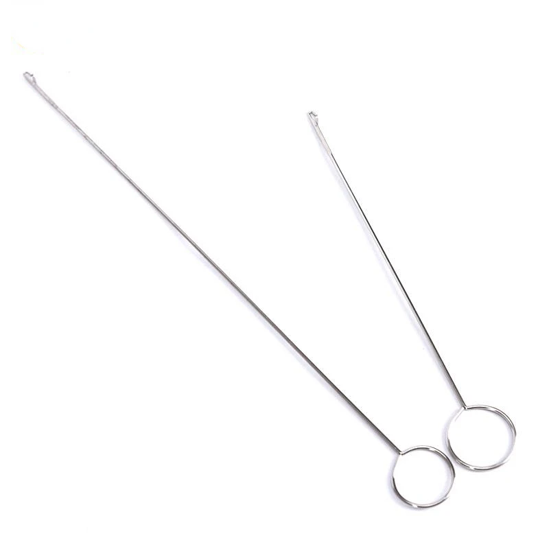 

1/2pcs Stainless Steel Sewing Loop Turner Hook Turning Fabric Tubes Strap Belt Strips Handmade DIY Tool Accessories