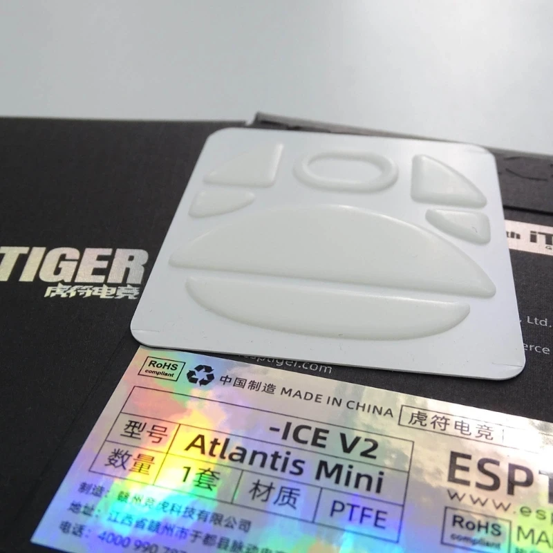 1 упаковка Esports Tiger Gaming ICE V2 версия мышь для коньков ножки Atlantis мини белый скользит