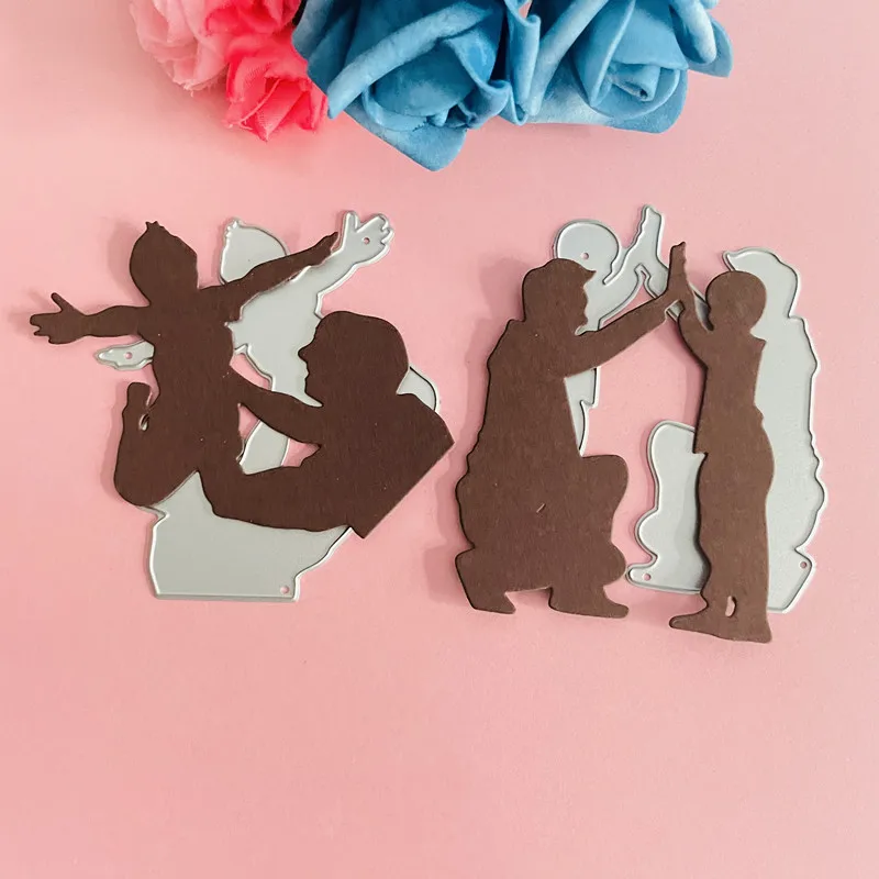 Новинка декор для папы ребенка отца металлические штампы высечки сделай сам