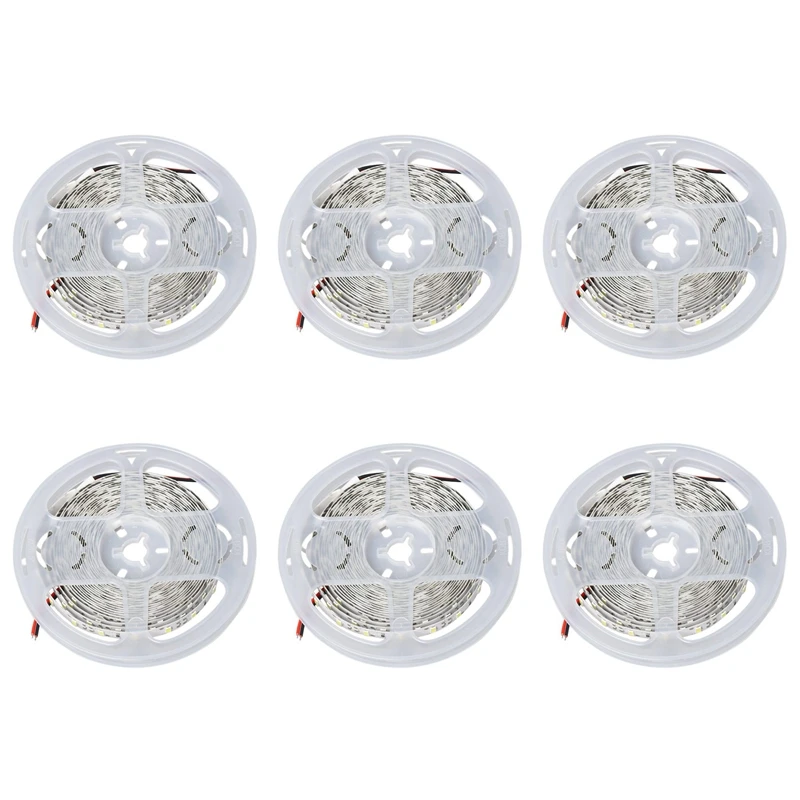 Суперъяркая Светодиодная лента 6X 5 м 300 SMD 5630 полоса белого света