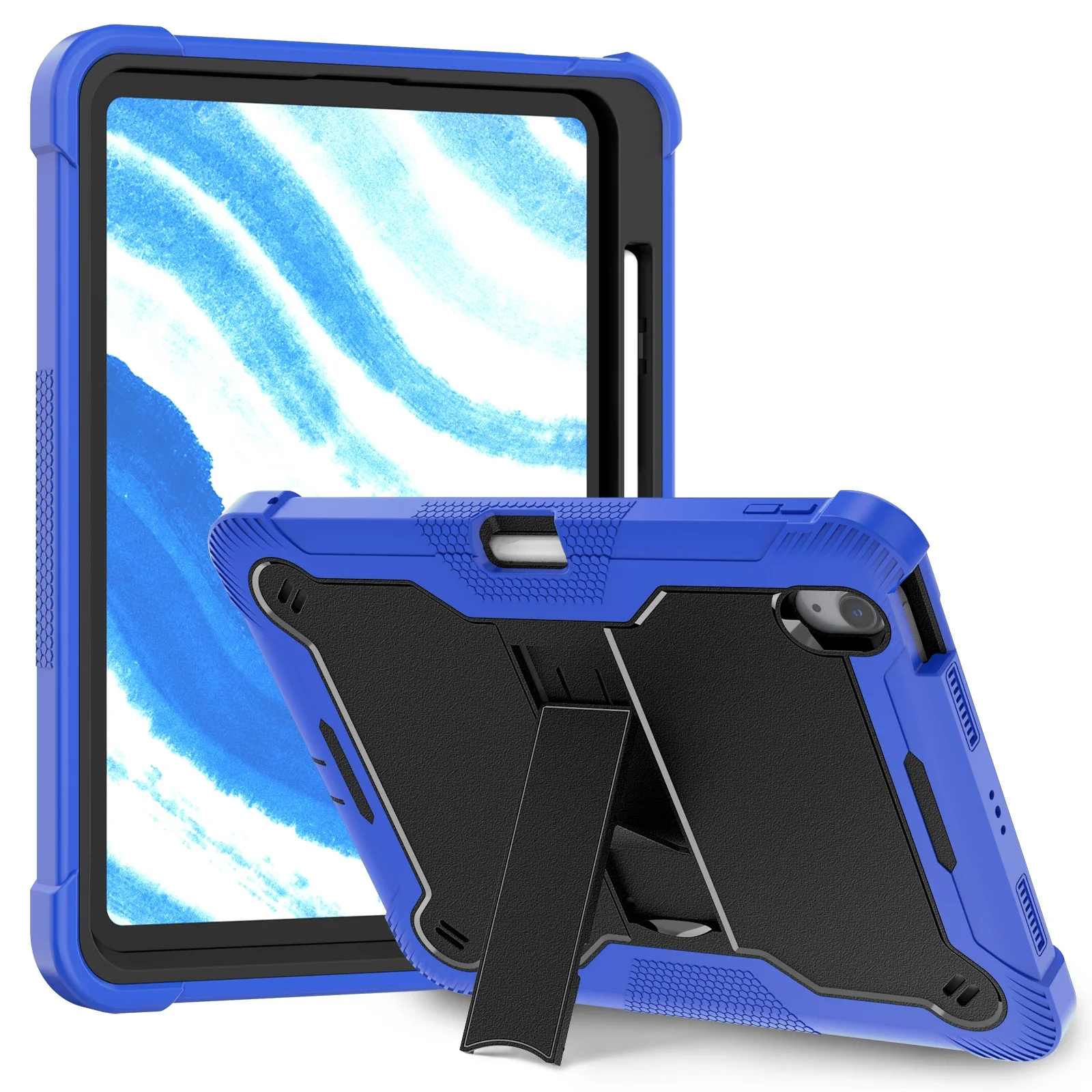 Фото Чехол для планшета iPad Air 5 Air 6 A16 11th Pro 11 Air 13 Armor Stand Противоударный для iPad 10.5 10.2 9th 8th 6th 9.7 Mini 7 6 №1